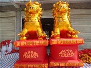 桂林婚庆金狮子