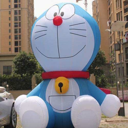 桂林机器猫卡通充气人物