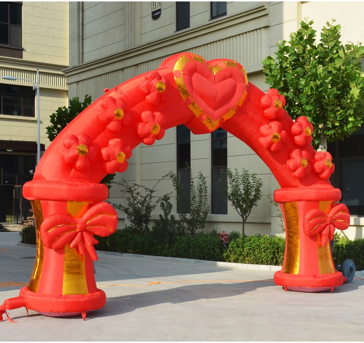 桂林婚庆红色拱门