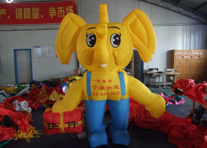 桂林大象充气卡通气模
